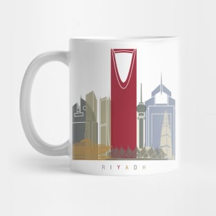 Riyadh skyline poster Mug